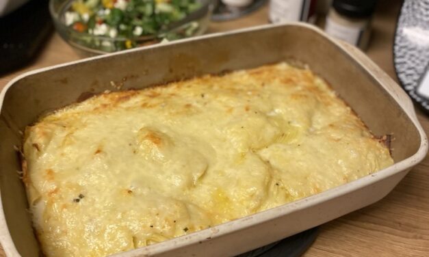 Kartoffelgratin ausder Recheckigen Ofenhexe